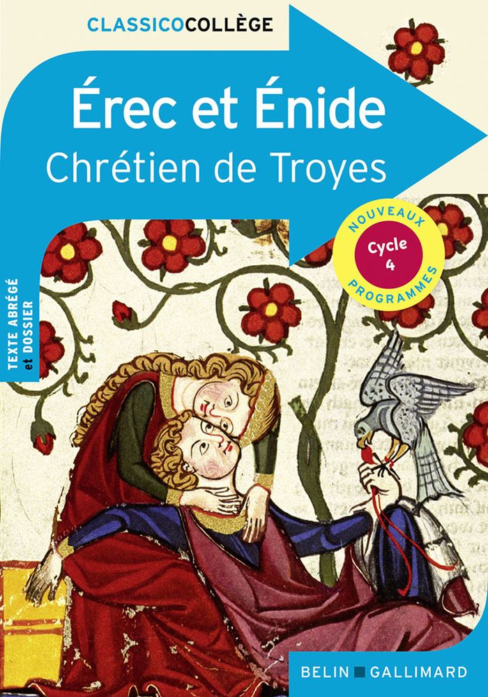Couverture du livre « Érec et Énide » de Chrétien de Troyes, librairie Les Contes Infusés à Corte