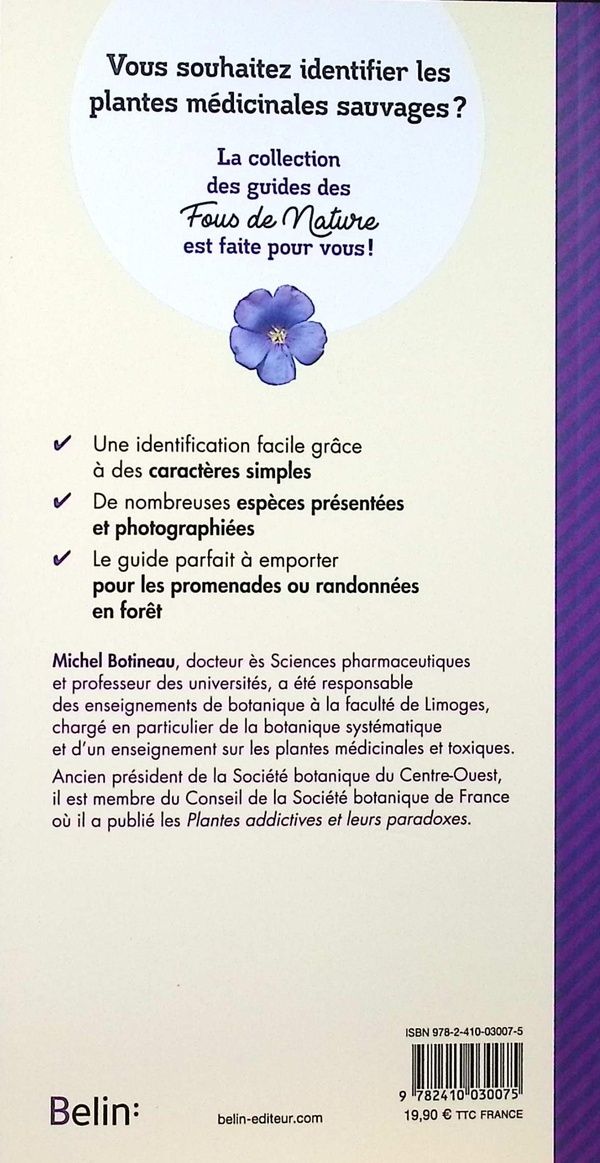 Quatrième de couverture de « Guide des plantes médicinales »