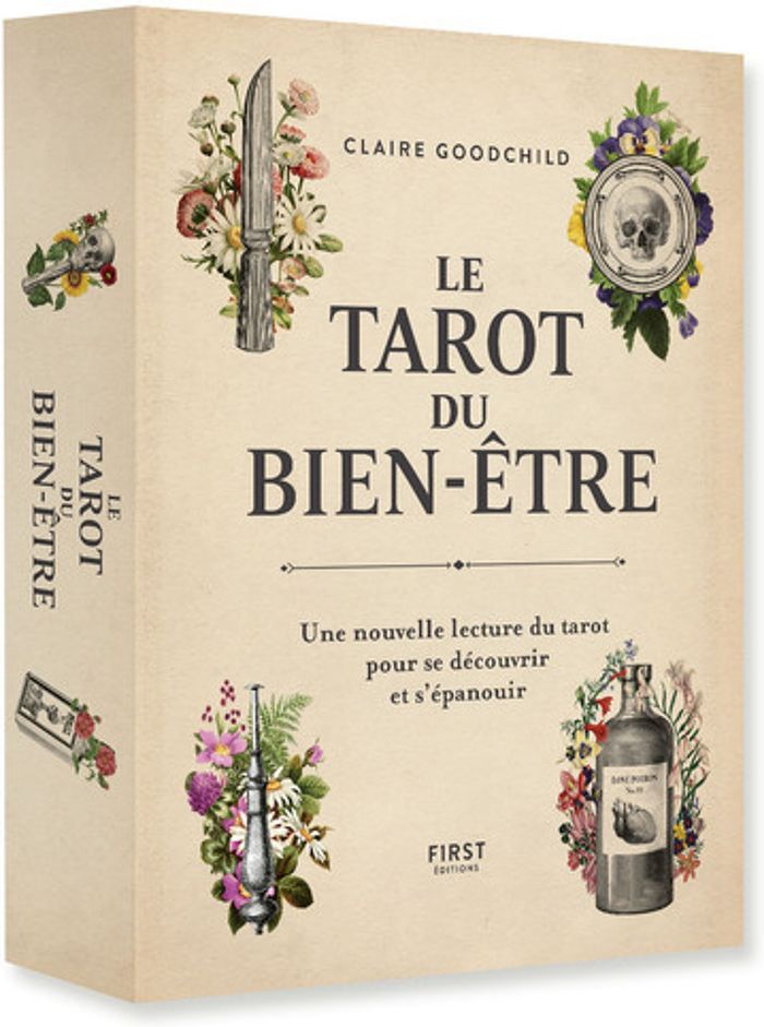 Couverture du livre « LE TAROT DU BIEN-ETRE » de Claire Goodchild, librairie Les Contes Infusés à Corte