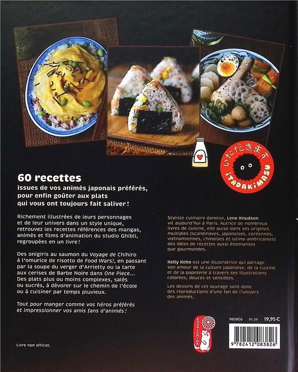 Quatrième de couverture de « LA CUISINE DES ANIMES »