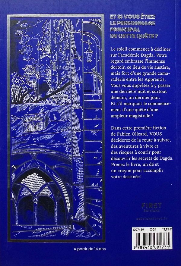 Quatrième de couverture de « LA HARPE DES QUATRE SAISONS - DECIDEZ DE VOTRE DESTIN - LA SAGA DE DAGDA »