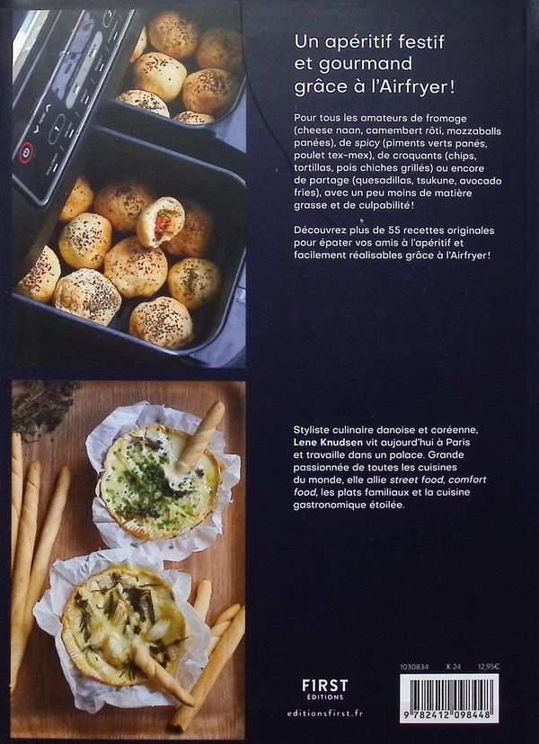 Quatrième de couverture de « HAPPY APERO A L'AIRFRYER »