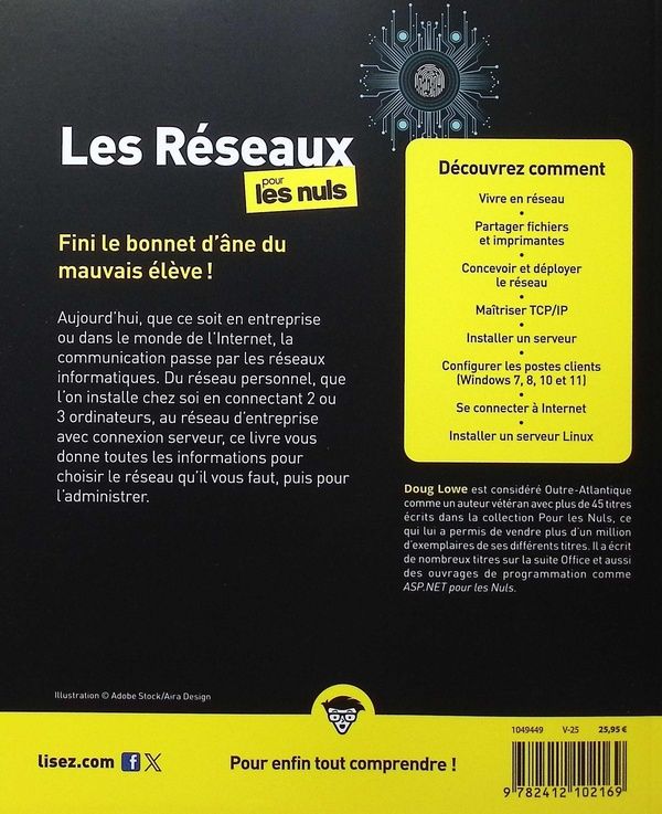 Quatrième de couverture de « Les réseaux pour les nuls »