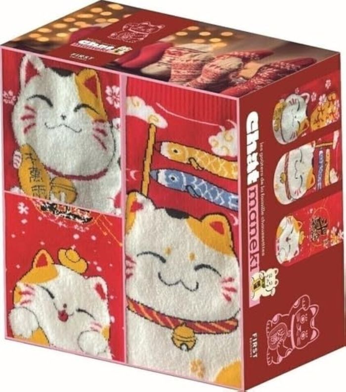 Couverture du livre « COFFRET LES GOUTERS DE LA FAMILLE CHAT MANEKI, 2E ED. », librairie Les Contes Infusés à Corte
