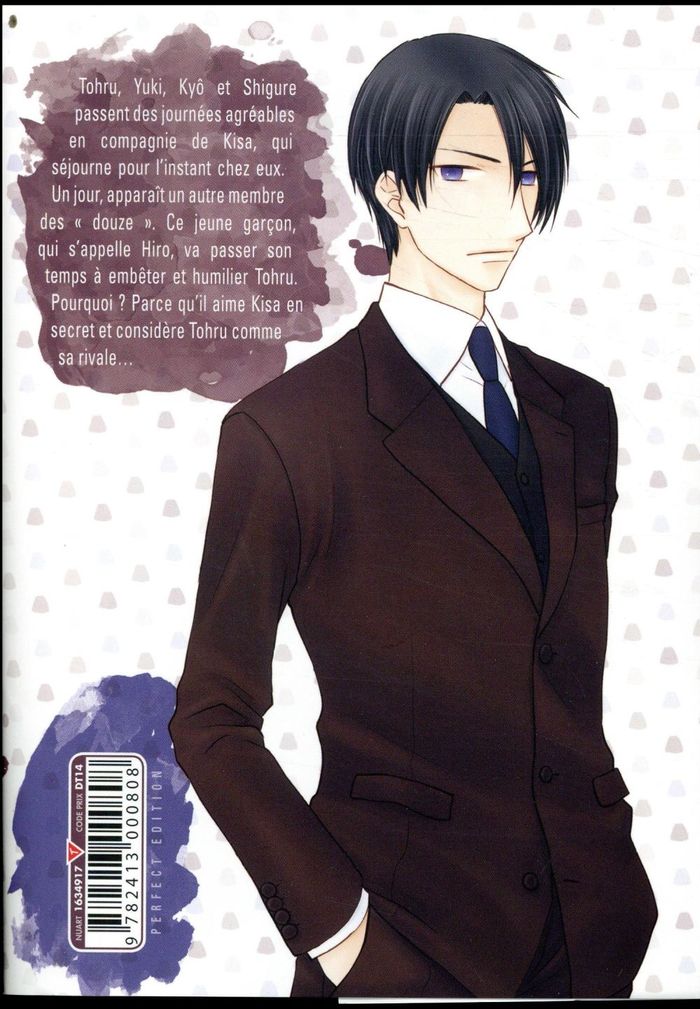 Quatrième de couverture de « Fruits basket »