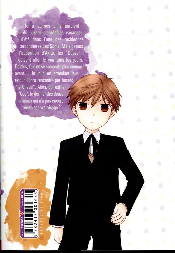 Quatrième de couverture de « Fruits basket »