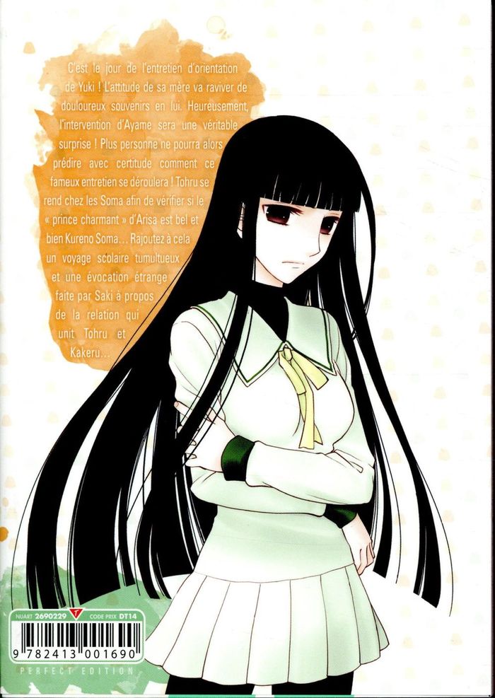 Quatrième de couverture de « Fruits basket »