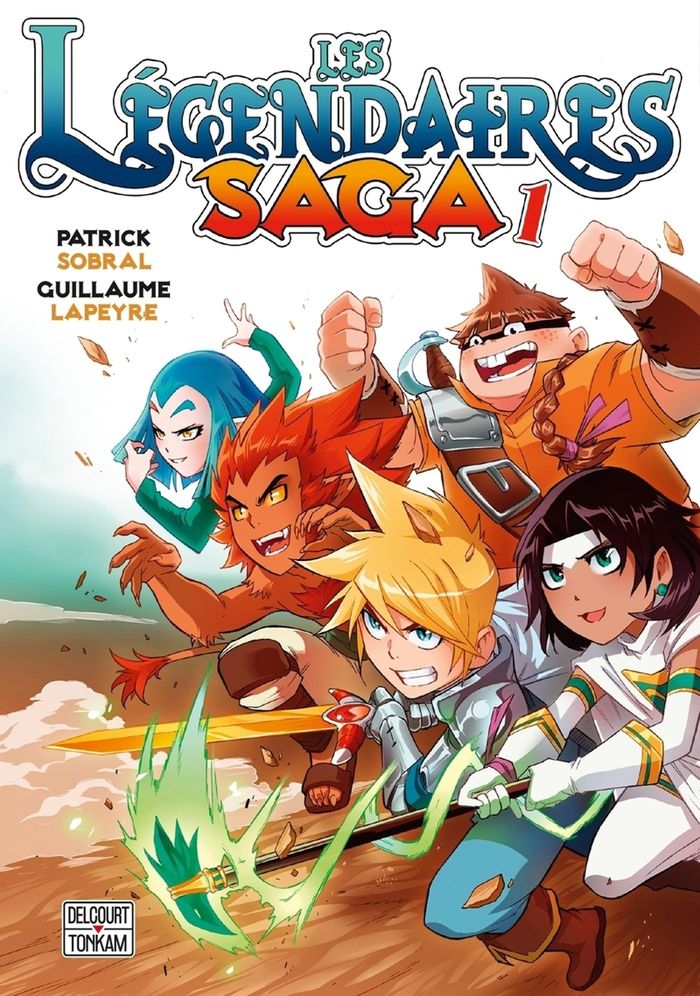 Couverture du livre « Les légendaires : saga » de Patrick Sobral, librairie Les Contes Infusés à Corte
