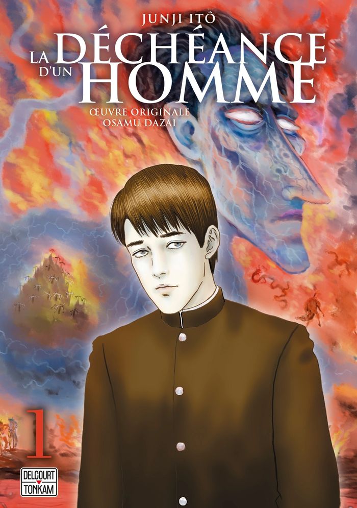 Couverture du livre « La déchéance d'un homme » de Junji Itō, librairie Les Contes Infusés à Corte