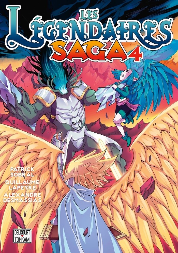 Couverture du livre « Les légendaires : saga » de Patrick Sobral, librairie Les Contes Infusés à Corte