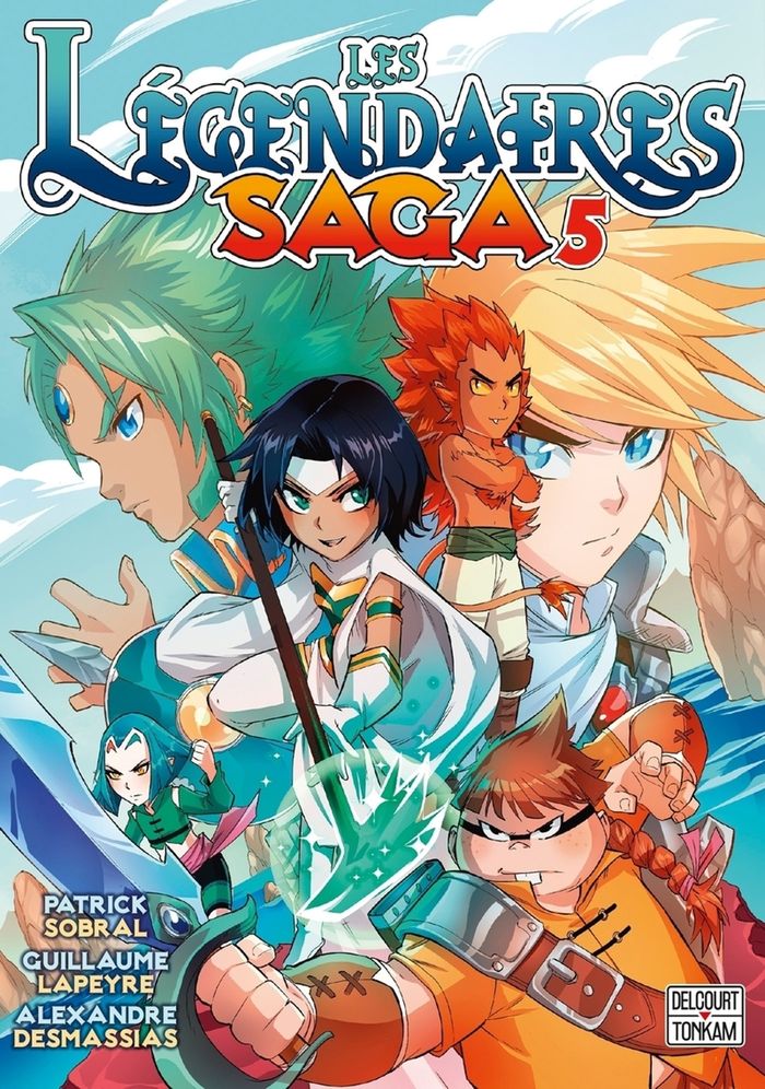 Couverture du livre « Les légendaires : saga » de Patrick Sobral, librairie Les Contes Infusés à Corte
