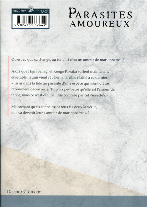 Quatrième de couverture de « PARASITES AMOUREUX T02 - VOL02 »
