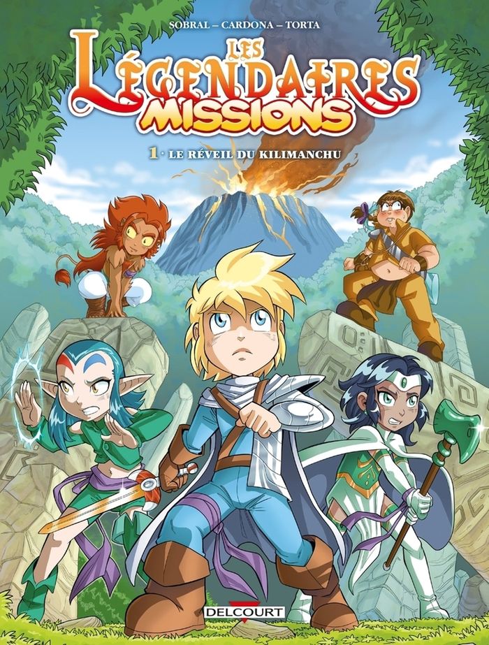 Couverture du livre « Le réveil du Kilimanchu : d'après la série animée "Les légendaires"... », librairie Les Contes Infusés à Corte