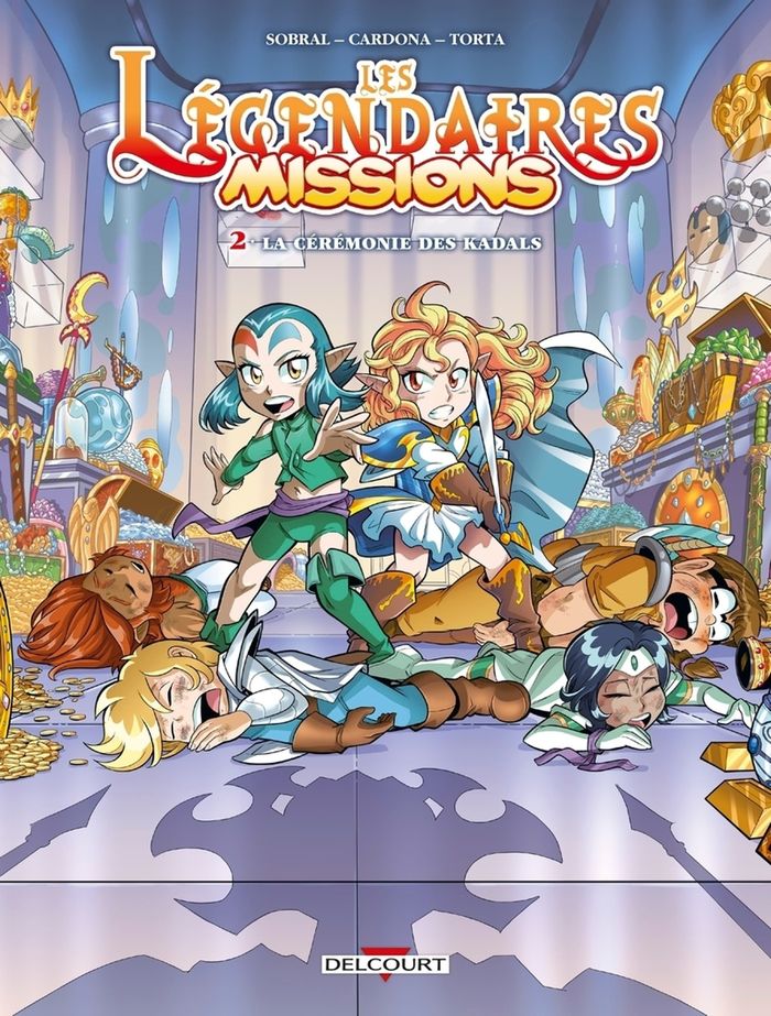 Couverture du livre « La cérémonie des Kadals : d'après la série animée "Les légendaires"... » de Patrick Sobral, librairie Les Contes Infusés à Corte