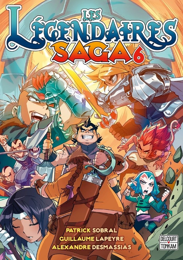 Couverture du livre « Les légendaires : saga » de Patrick Sobral, librairie Les Contes Infusés à Corte