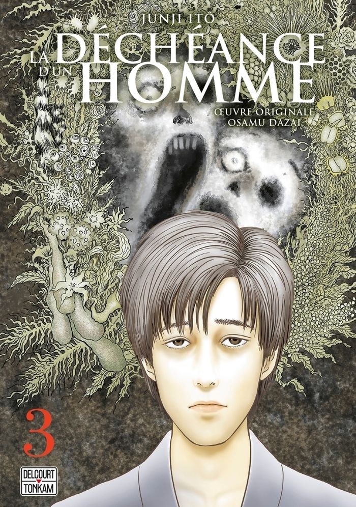 Couverture du livre « La déchéance d'un homme » de Junji Itō, librairie Les Contes Infusés à Corte