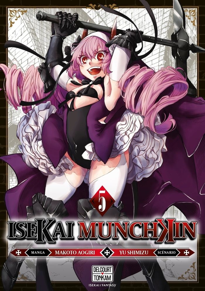 Couverture du livre « Isekai Munchkin » de Makoto Aogiri, librairie Les Contes Infusés à Corte
