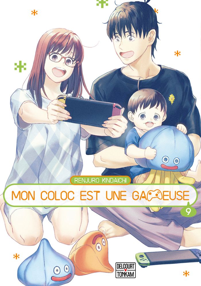 Couverture du livre « MON COLOC EST UNE GAMEUSE T09 » de Xxx, librairie Les Contes Infusés à Corte