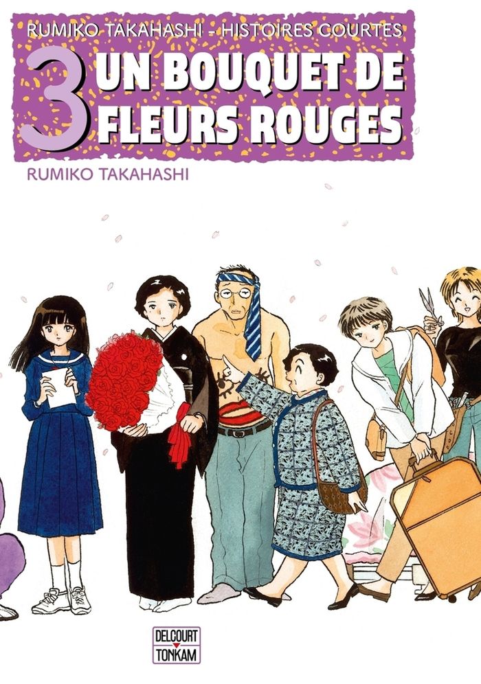 Couverture du livre « Un bouquet de fleurs rouges », librairie Les Contes Infusés à Corte