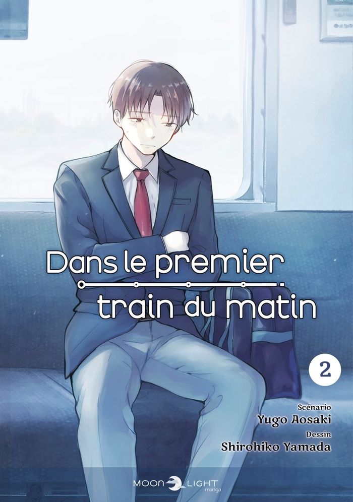 Couverture du livre « Dans le premier train du matin » de Yūgo Aosaki, librairie Les Contes Infusés à Corte