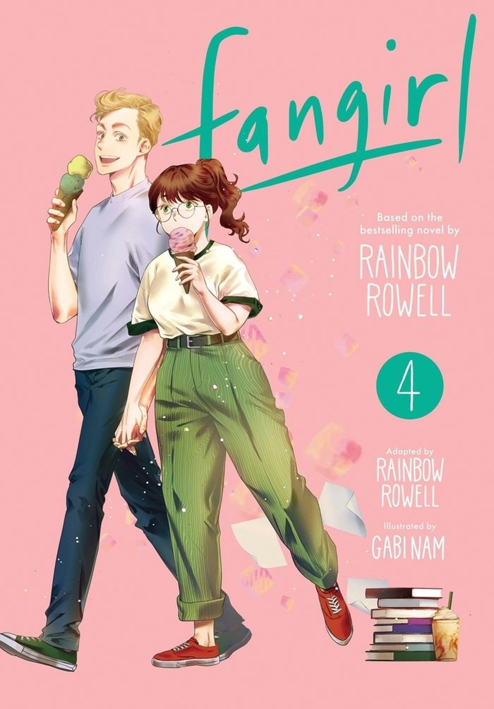 Couverture du livre « Fangirl » de Rainbow Rowell, librairie Les Contes Infusés à Corte