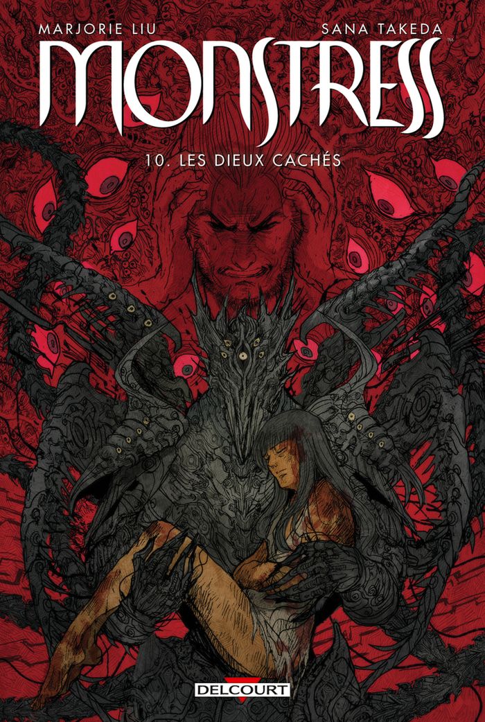 Couverture du livre « MONSTRESS T10 - LES DIEUX CACHES - VOL10 » de Liu/takeda, librairie Les Contes Infusés à Corte