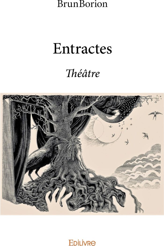 Couverture du livre « ENTRACTES - THEATRE » de Bruno Coiffard, librairie Les Contes Infusés à Corte