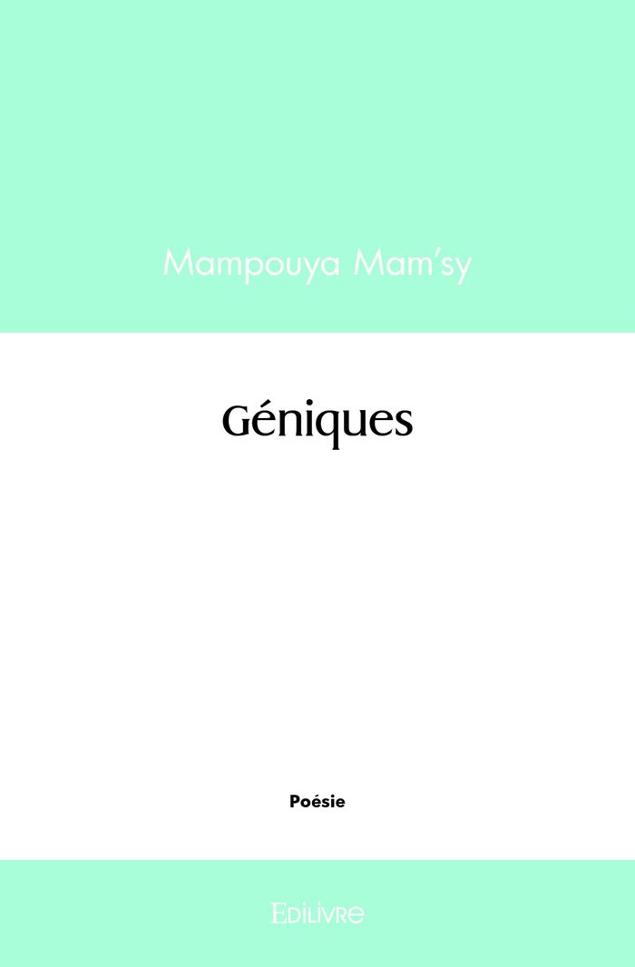 Couverture du livre « GENIQUES », librairie Les Contes Infusés à Corte