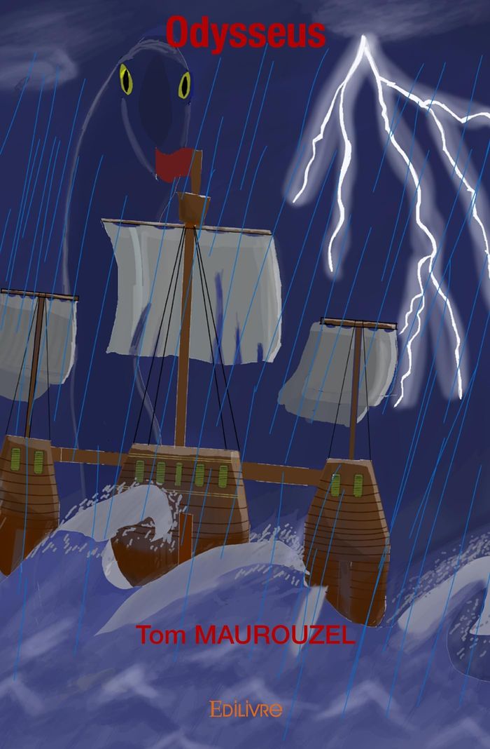 Couverture du livre « ODYSSEUS » de Tom Maurouzel, librairie Les Contes Infusés à Corte