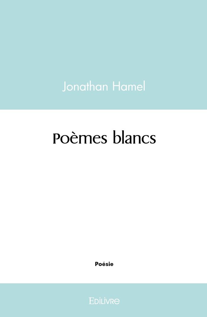 Couverture du livre « POEMES BLANCS », librairie Les Contes Infusés à Corte