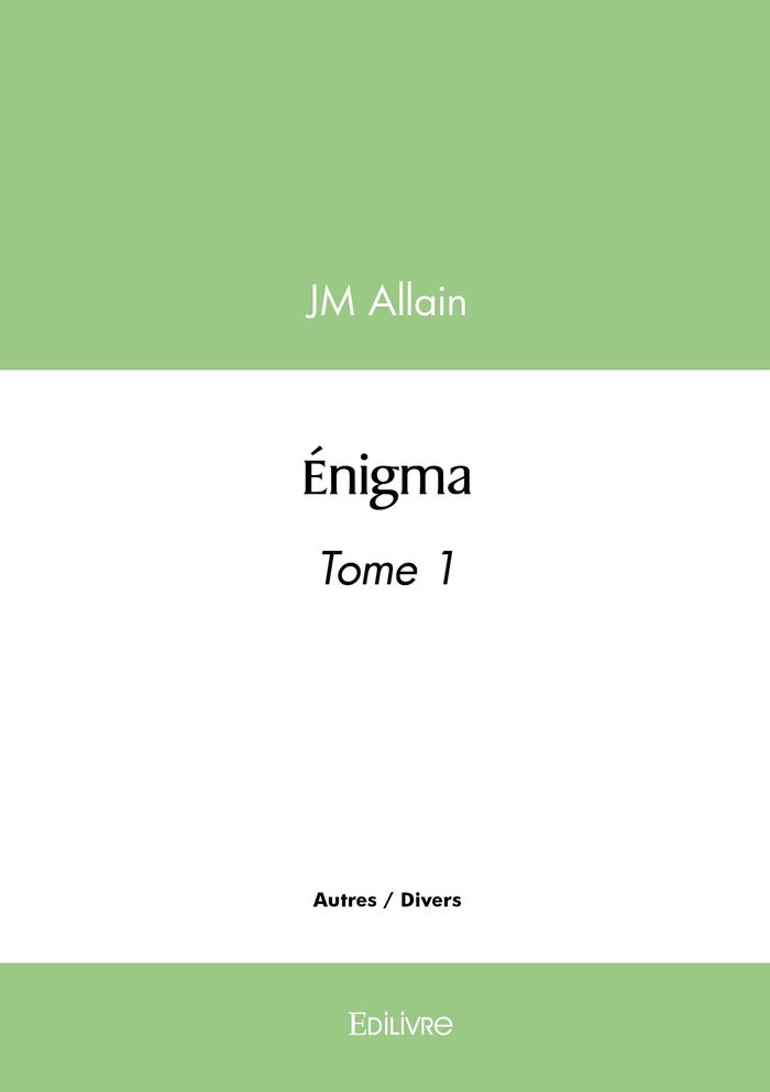 Couverture du livre « ENIGMA - T01 - ENIGMA », librairie Les Contes Infusés à Corte