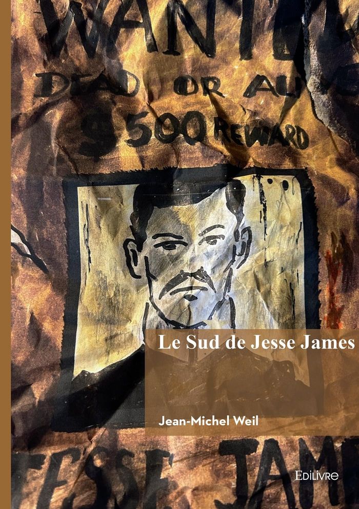 Couverture du livre « Le sud de Jesse James » de Jean-Michel Weil, librairie Les Contes Infusés à Corte