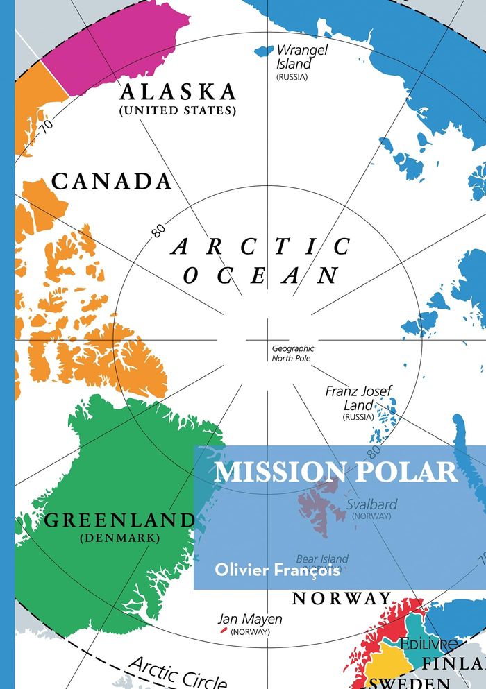 Couverture du livre « MISSION POLAR », librairie Les Contes Infusés à Corte