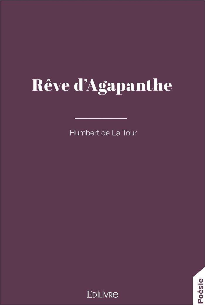 Couverture du livre « REVE D'AGAPANTHE », librairie Les Contes Infusés à Corte