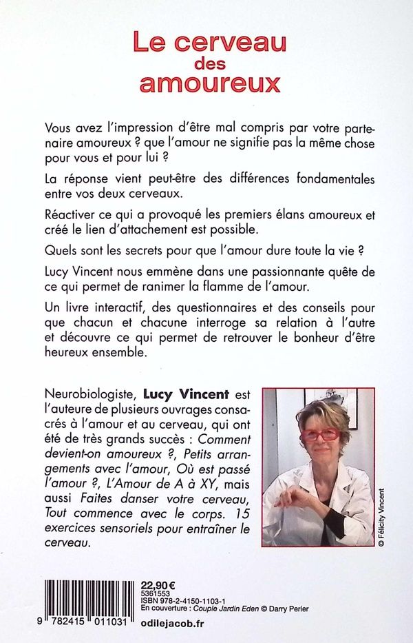 Quatrième de couverture de « Le cerveau des amoureux »