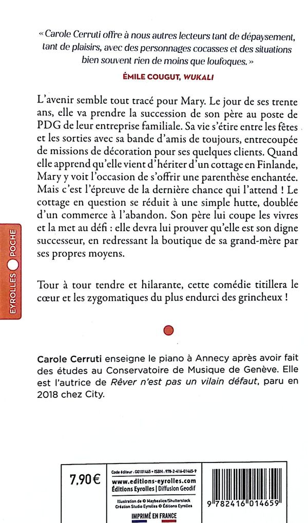 Quatrième de couverture de « Et le bonheur arriva du froid »