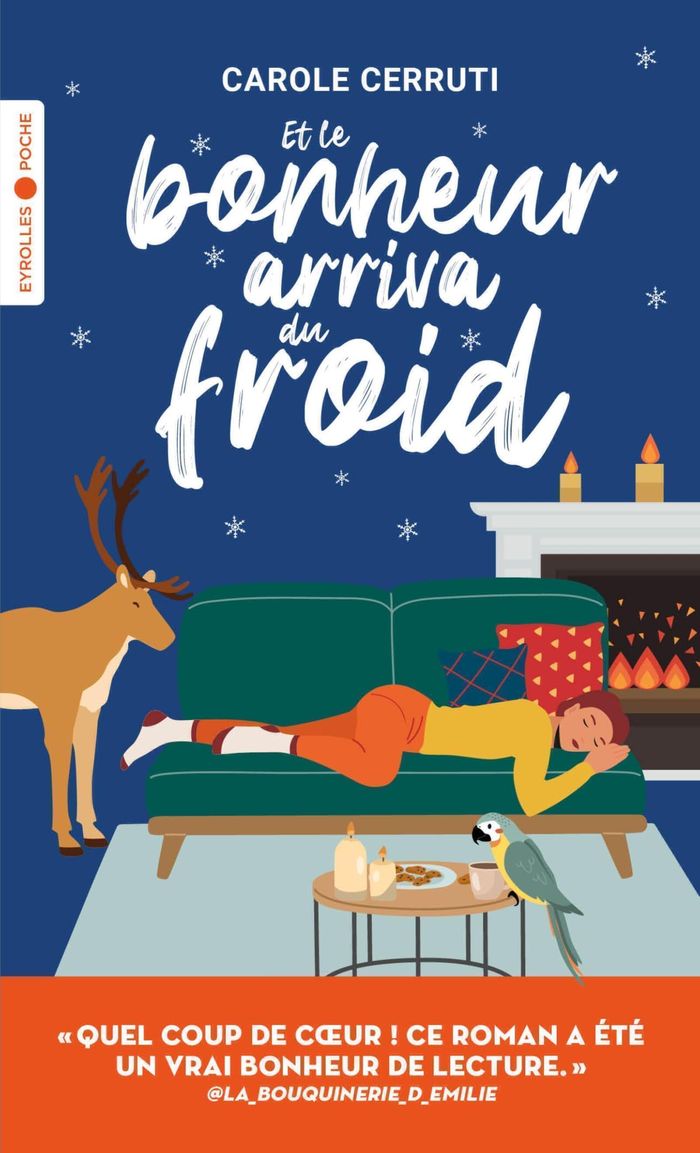 Couverture du livre « Et le bonheur arriva du froid » de Carole Cerruti, librairie Les Contes Infusés à Corte