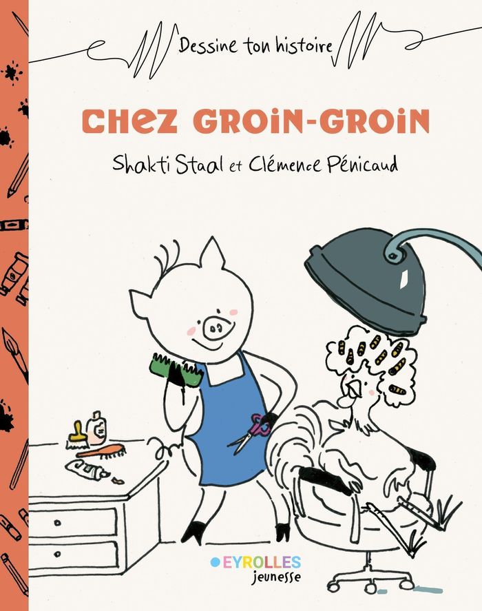 Couverture du livre « Chez Groin-Groin », librairie Les Contes Infusés à Corte