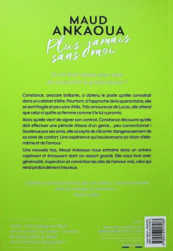 Quatrième de couverture de « Plus jamais sans moi »