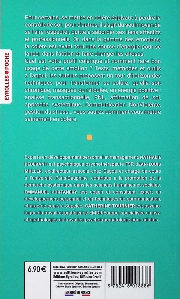 Quatrième de couverture de « Transformez votre colère en énergie positive ! »