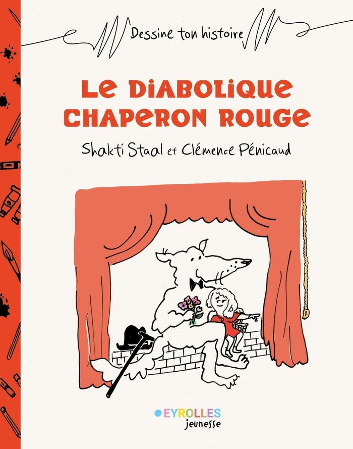 Couverture du livre « Le diabolique Chaperon rouge », librairie Les Contes Infusés à Corte