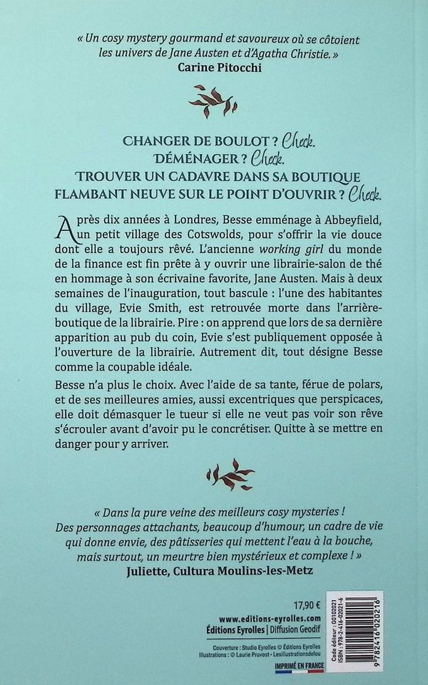 Quatrième de couverture de « MEURTRES ET PREJUGES »