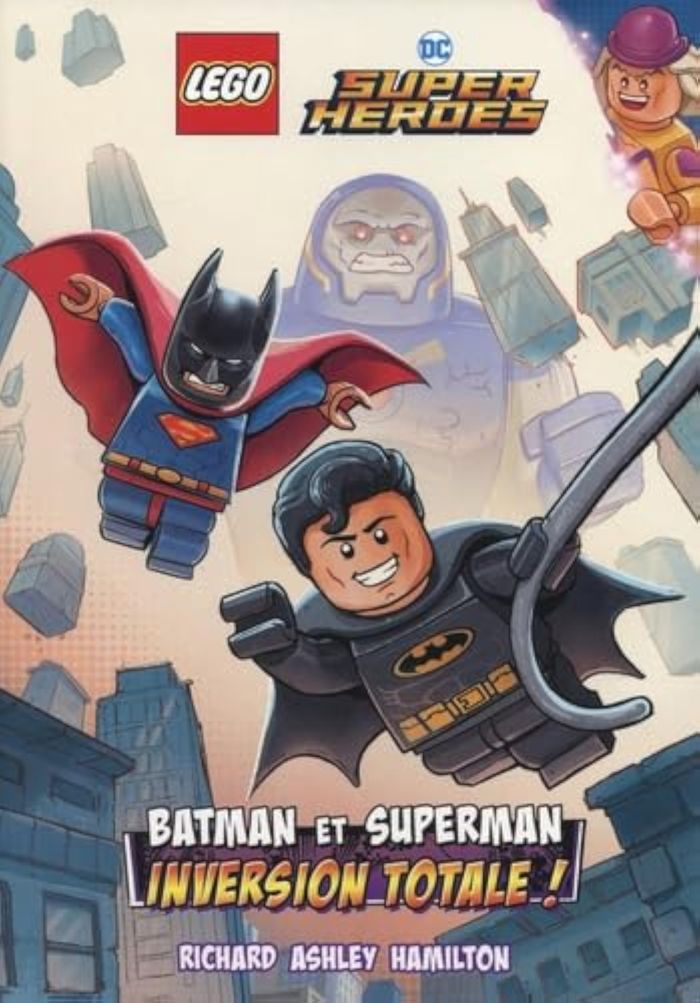 Couverture du livre « Batman et Superman, inversion totale ! » de Richard Ashley Hamilton, librairie Les Contes Infusés à Corte