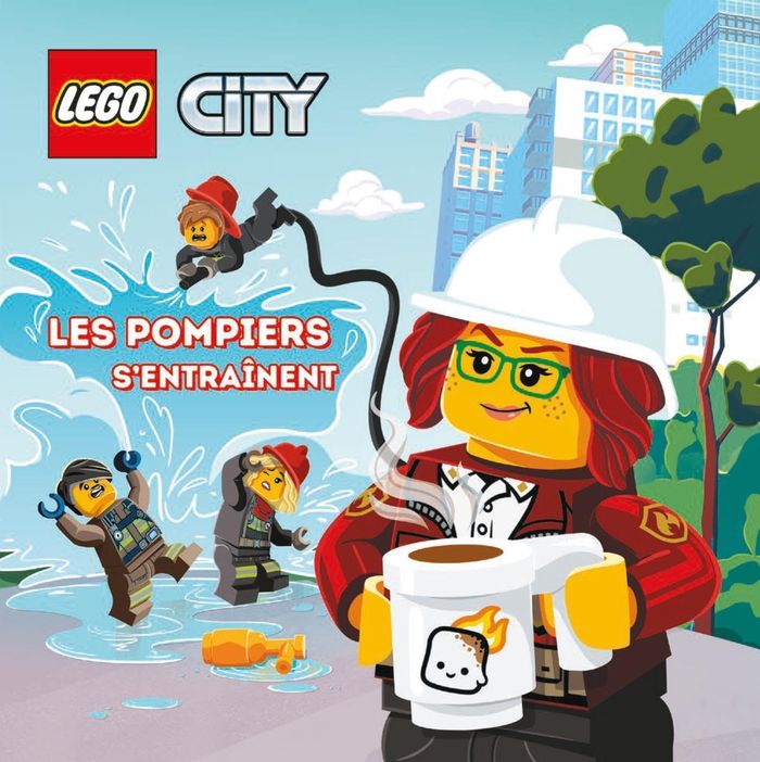 Couverture du livre « Les pompiers s'entraînent » de Collectif, librairie Les Contes Infusés à Corte