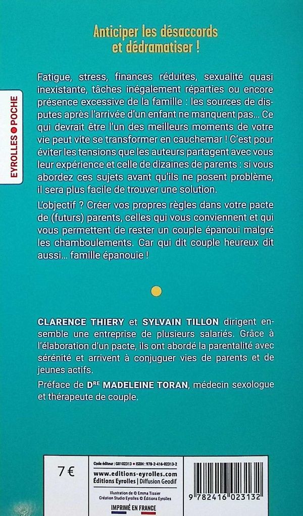 Quatrième de couverture de « Le pacte des, futurs, parents : et si on se mettait d'accord, sur quelques règles, avant de se lancer dans l'aventure ? »
