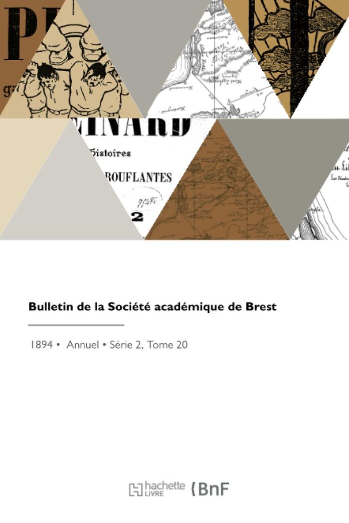 Couverture du livre « BULLETIN DE LA SOCIETE ACADEMIQUE DE BREST » de Societe Academique D, librairie Les Contes Infusés à Corte