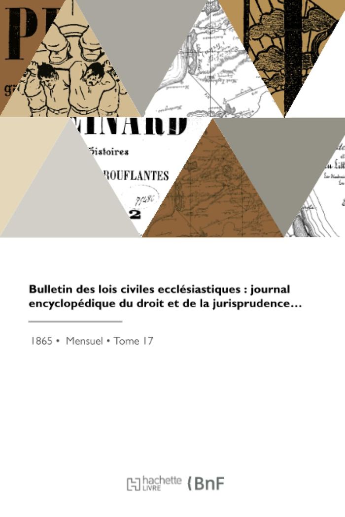 Couverture du livre « BULLETIN DES LOIS CIVILES ECCLESIASTIQUES » de Gilbert Champeaux, librairie Les Contes Infusés à Corte