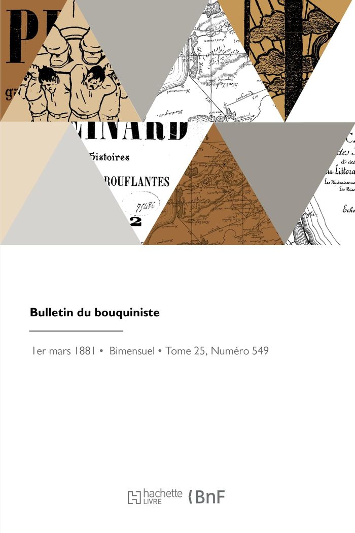 Couverture du livre « BULLETIN DU BOUQUINISTE » de Charles Aubry, librairie Les Contes Infusés à Corte