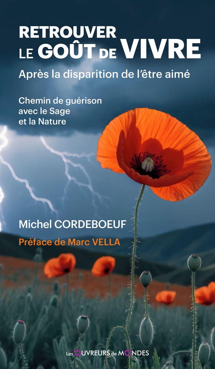 Couverture du livre « Retrouver le goût de vivre : après la disparition de l'être aimé » de Michel Cordeboeuf, librairie Les Contes Infusés à Corte