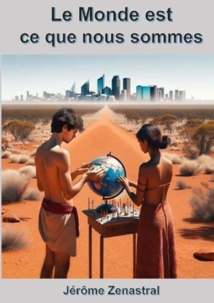 Couverture du livre « LE MONDE EST CE QUE NOUS SOMMES », librairie Les Contes Infusés à Corte